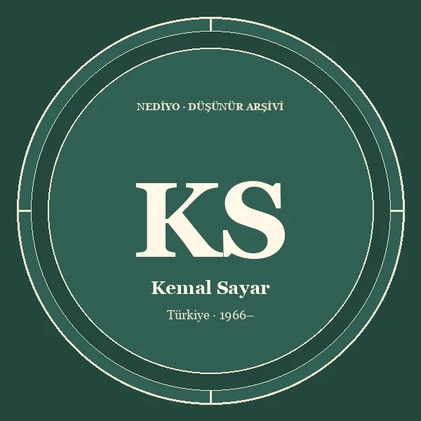 Kemal Sayar düşünür portresi
