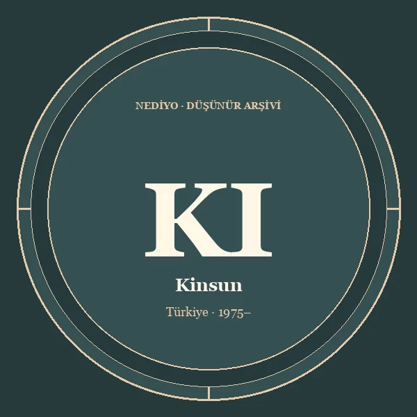 Kinsun düşünür portresi