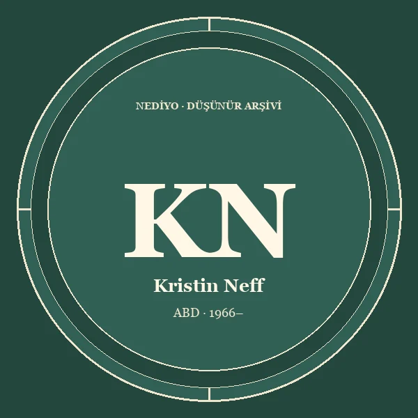 Kristin Neff düşünür portresi