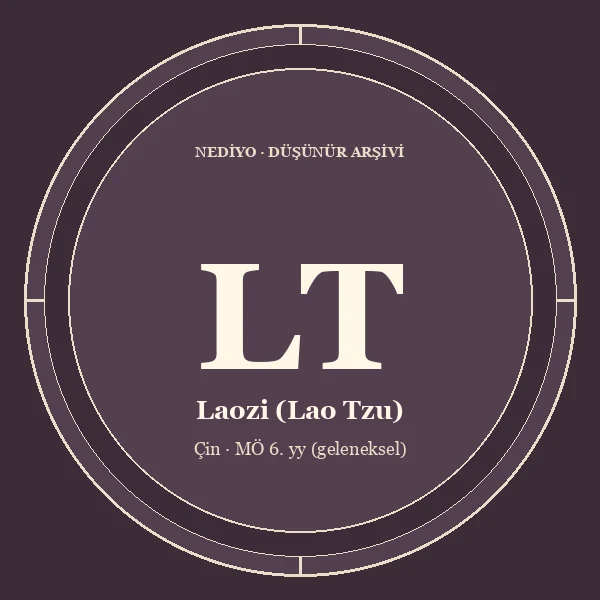 Laozi (Lao Tzu) düşünür portresi
