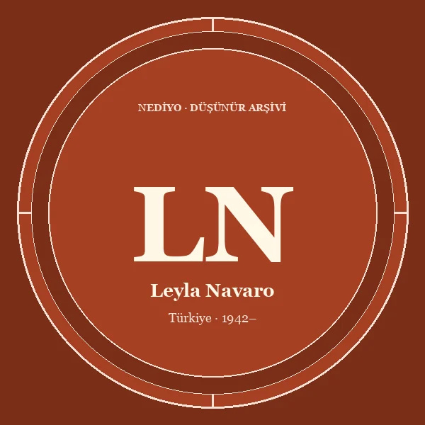 Leyla Navaro düşünür portresi