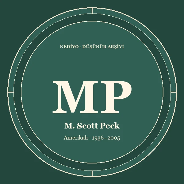 M. Scott Peck düşünür portresi