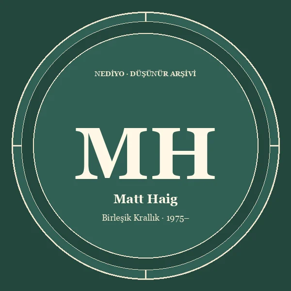 Matt Haig düşünür portresi