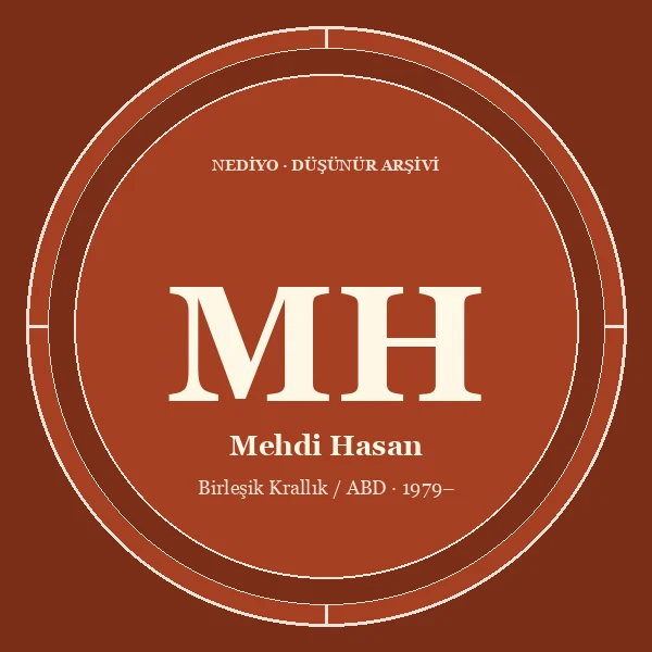 Mehdi Hasan düşünür portresi