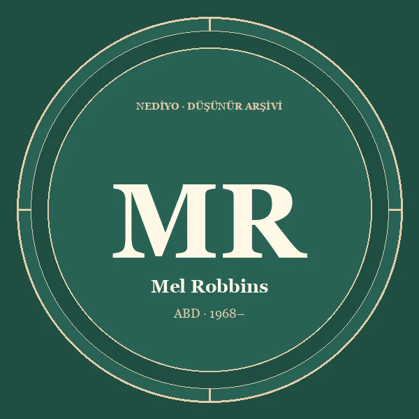 Mel Robbins düşünür portresi