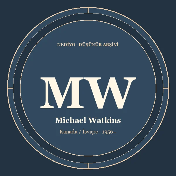 Michael Watkins düşünür portresi