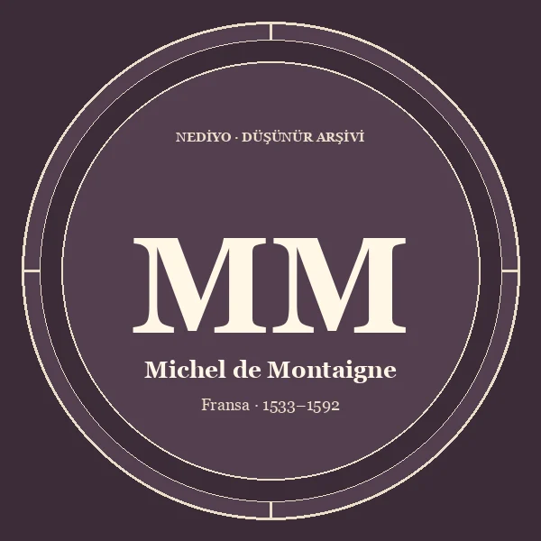 Michel de Montaigne düşünür portresi