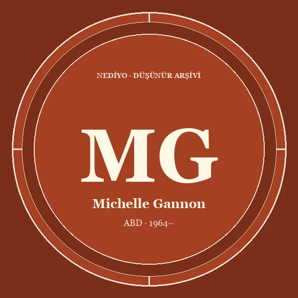 Michelle Gannon düşünür portresi