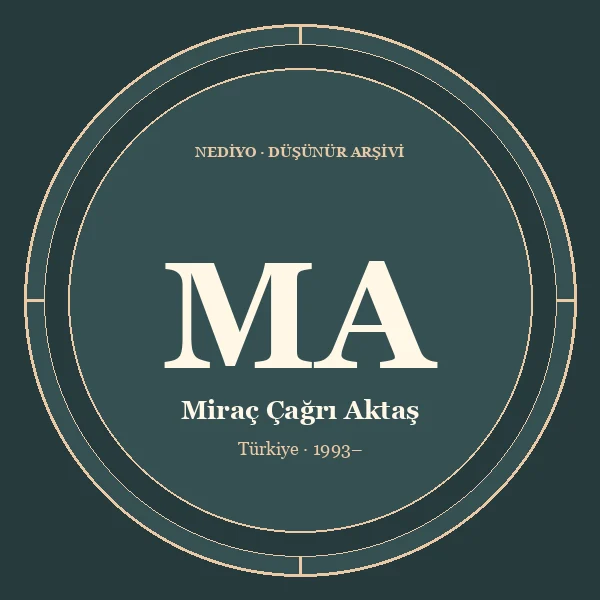 Miraç Çağrı Aktaş düşünür portresi