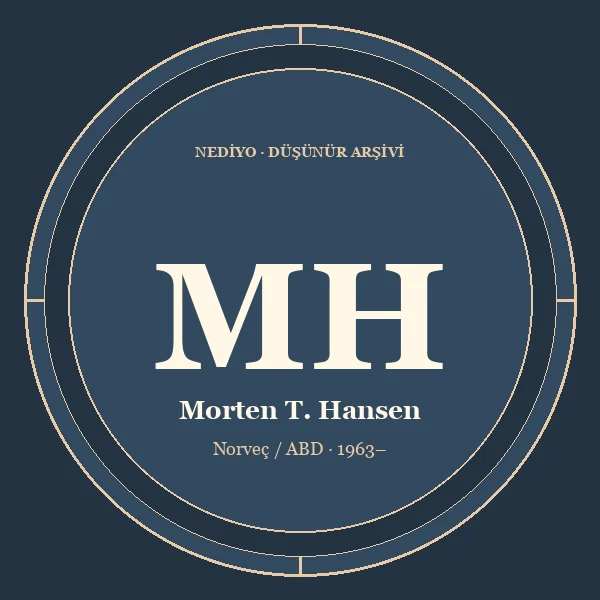 Morten T. Hansen düşünür portresi