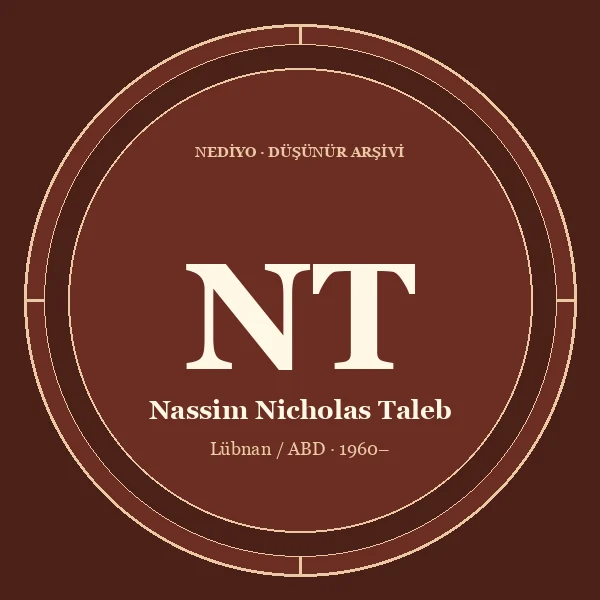 Nassim Nicholas Taleb düşünür portresi