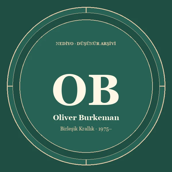 Oliver Burkeman düşünür portresi