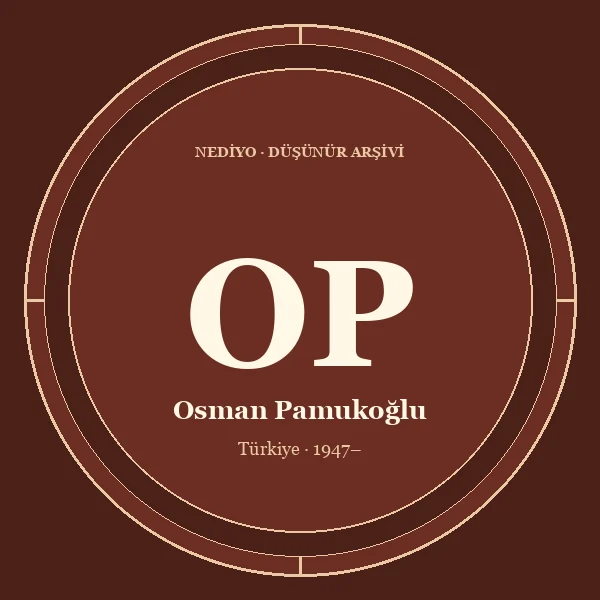 Osman Pamukoğlu düşünür portresi