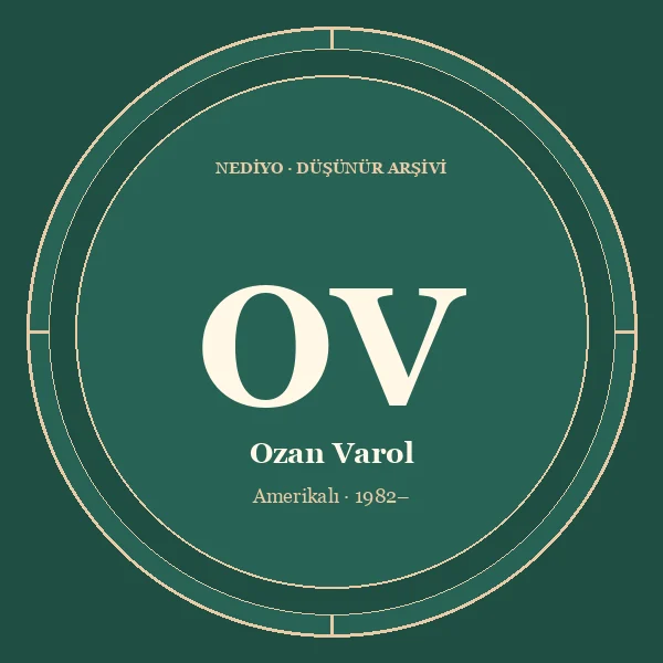 Ozan Varol düşünür portresi