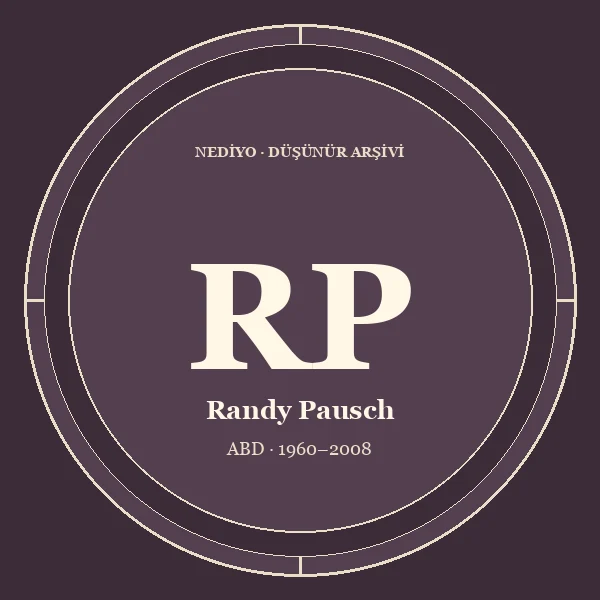 Randy Pausch düşünür portresi