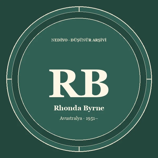 Rhonda Byrne düşünür portresi