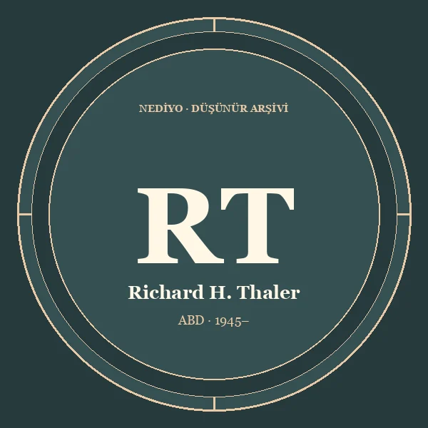 Richard H. Thaler düşünür portresi