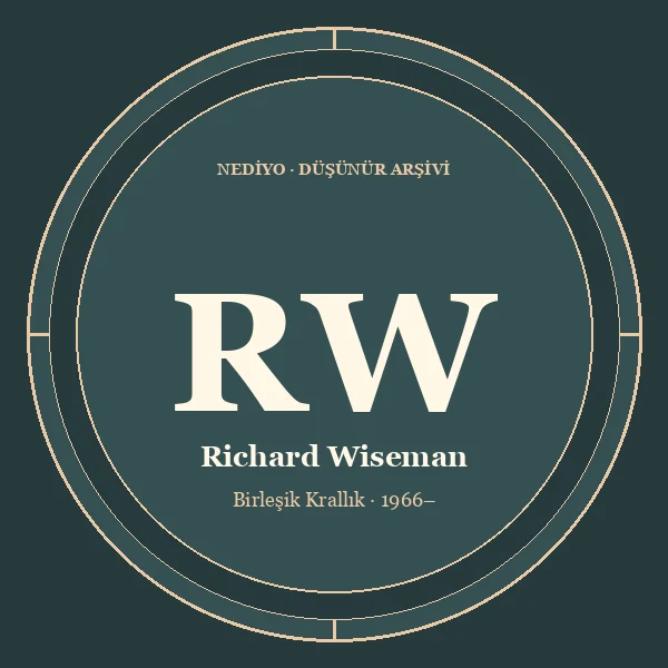 Richard Wiseman düşünür portresi