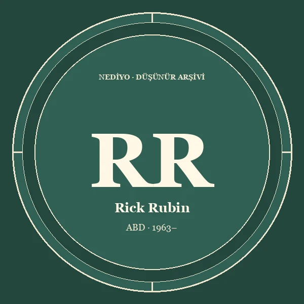 Rick Rubin düşünür portresi