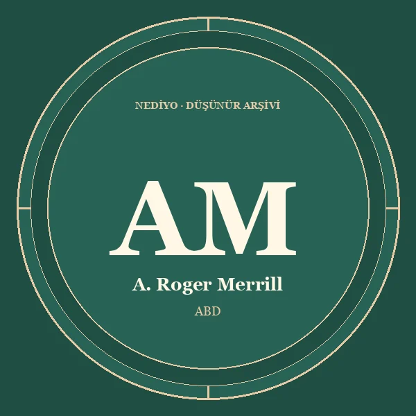 A. Roger Merrill düşünür portresi