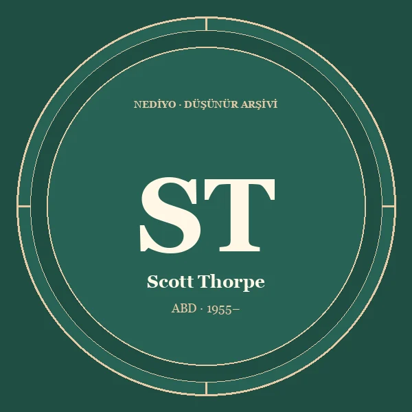 Scott Thorpe düşünür portresi