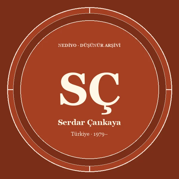 Serdar Çankaya düşünür portresi