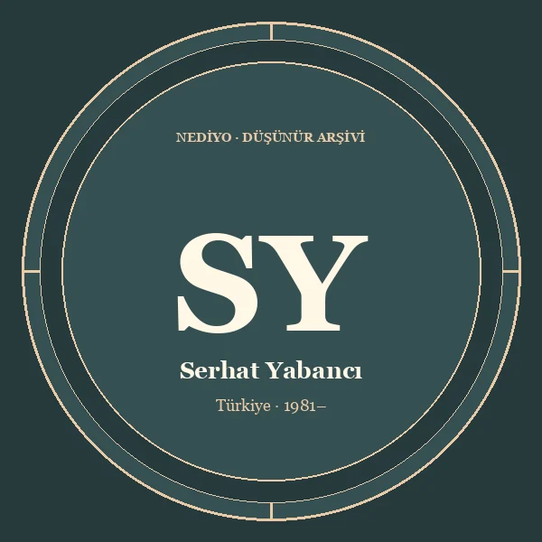 Serhat Yabancı düşünür portresi