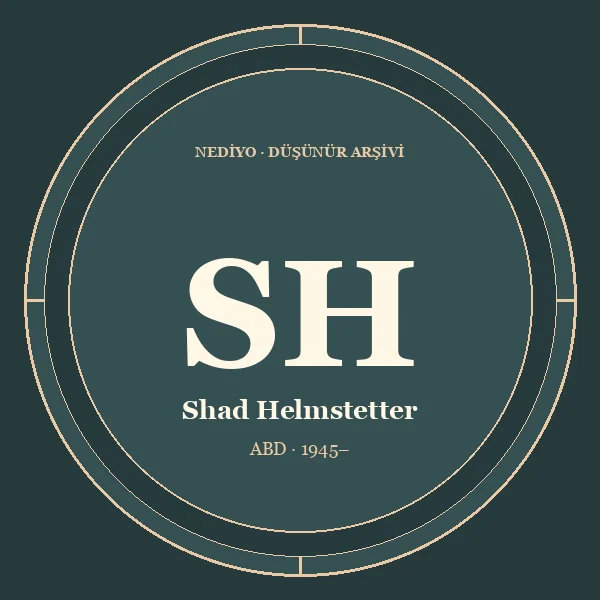 Shad Helmstetter düşünür portresi
