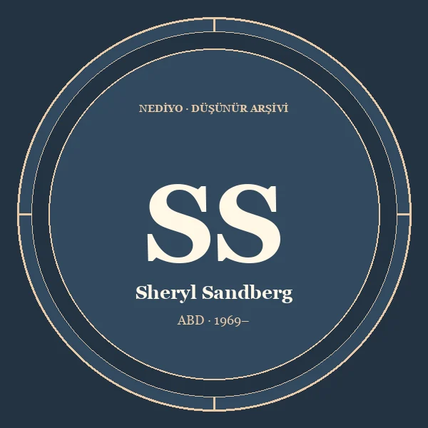 Sheryl Sandberg düşünür portresi