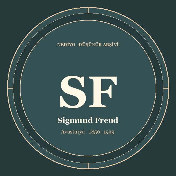 Sigmund Freud düşünür portresi