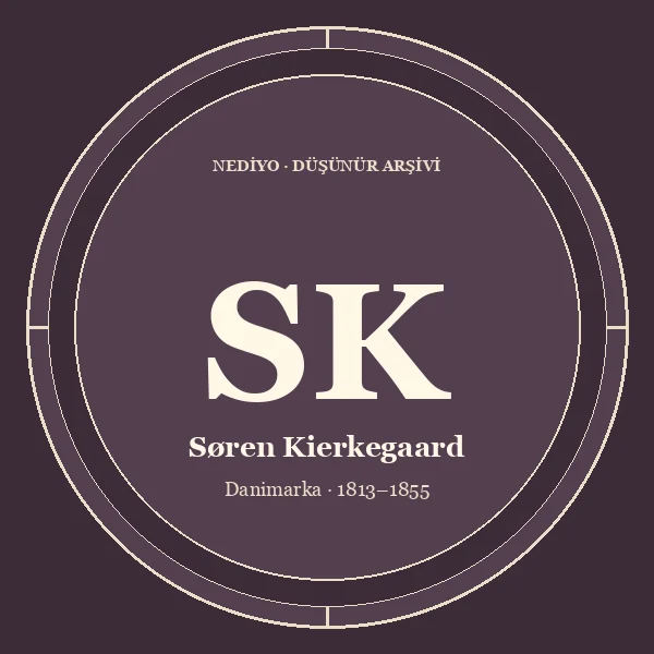 Søren Kierkegaard düşünür portresi