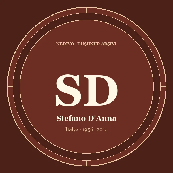 Stefano D'Anna düşünür portresi