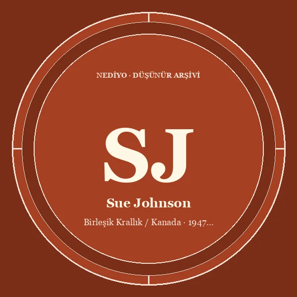 Sue Johnson düşünür portresi