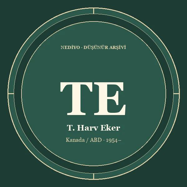 T. Harv Eker düşünür portresi