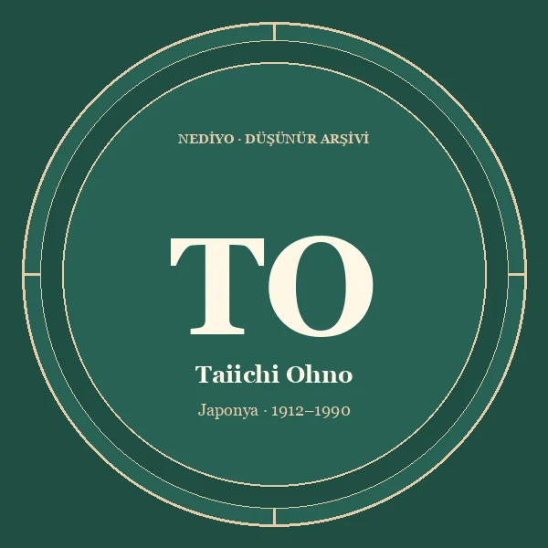 Taiichi Ohno düşünür portresi