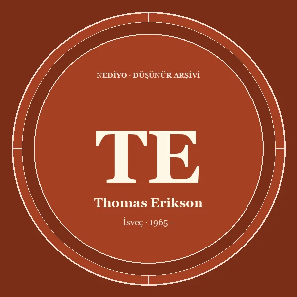 Thomas Erikson düşünür portresi