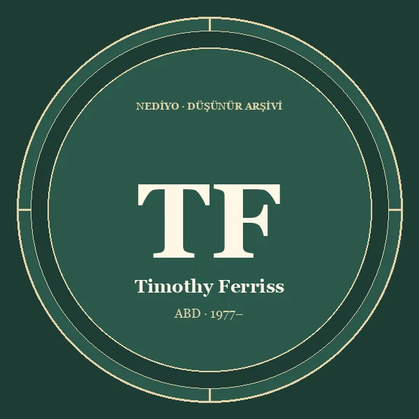 Timothy Ferriss düşünür portresi