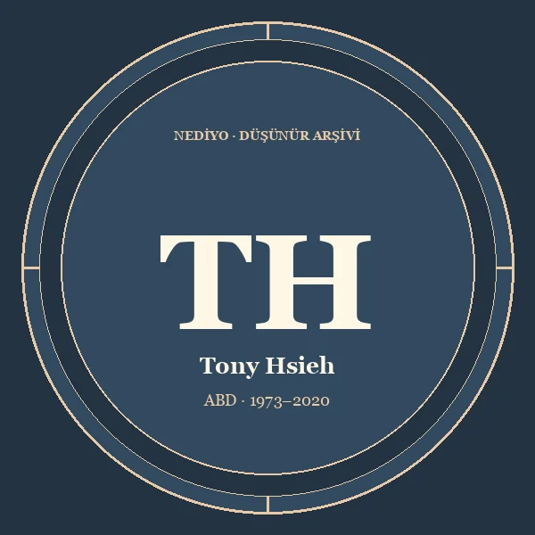 Tony Hsieh düşünür portresi