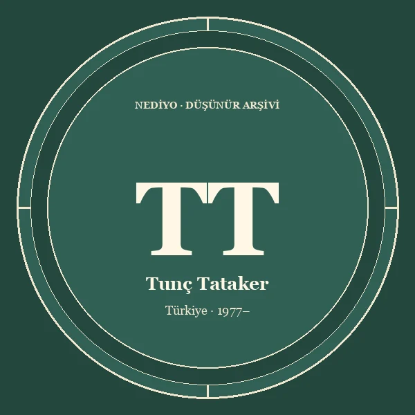 Tunç Tataker düşünür portresi