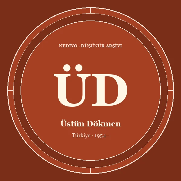 Üstün Dökmen düşünür portresi