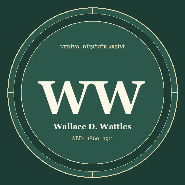 Wallace D. Wattles düşünür portresi