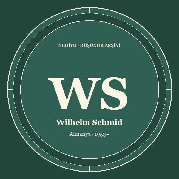 Wilhelm Schmid düşünür portresi